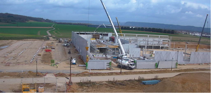 Datacenteur de VAL de REUIL en construction (Août 2011)